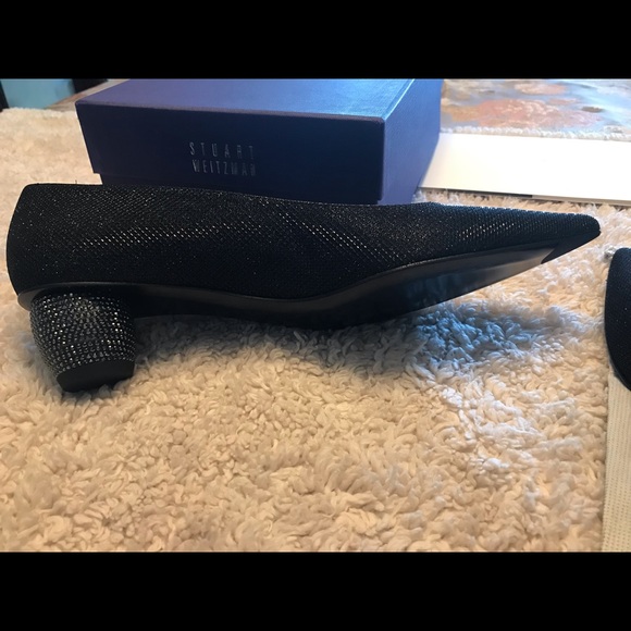 Stuart Weitzman Pocoglobe in Black Noir Size 9N - Picture 9 of 14